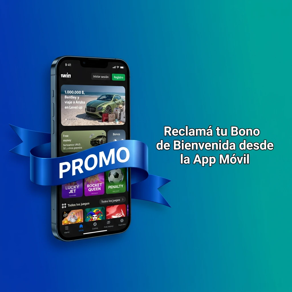 Reclamá el bono de bienvenida de 1win desde la app móvil para Android e iOS con depósito mínimo de ARS 500