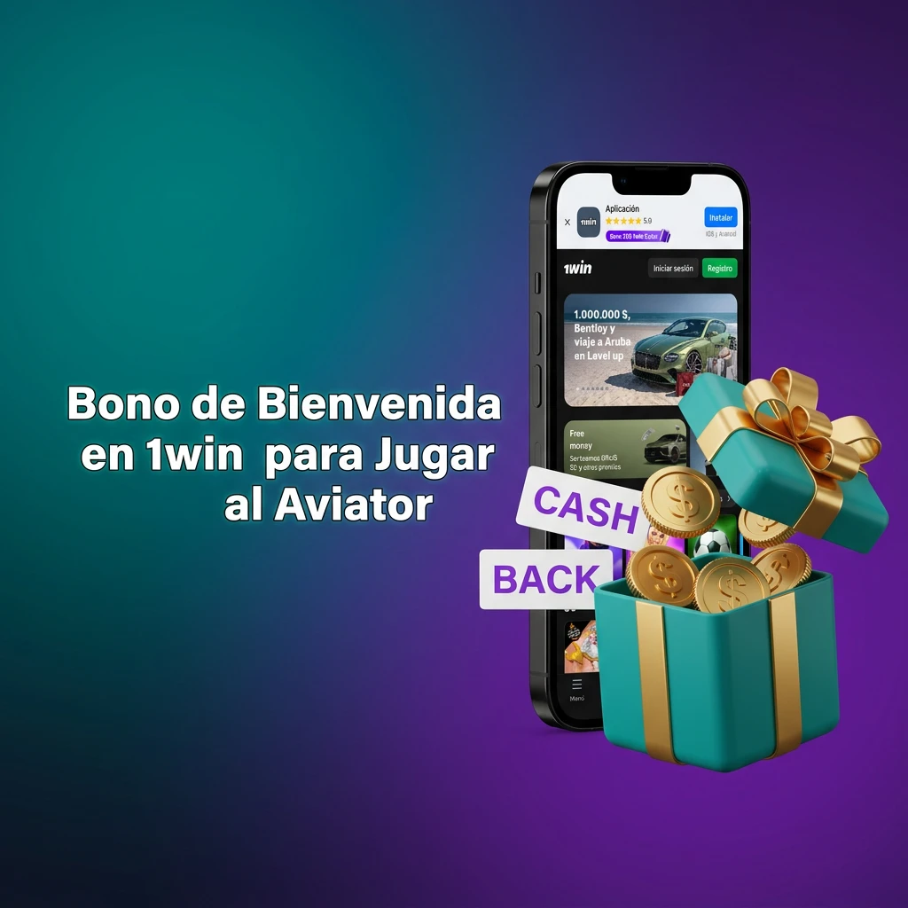 Bono de bienvenida 600% en 1win para jugar al Aviator, con cashback y giros gratis desde ARS $500
