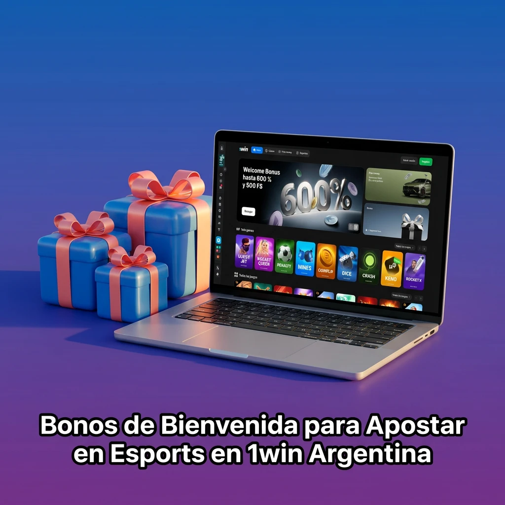 Bonos de bienvenida 1win Argentina: 600% en depósitos, 70 giros gratis y cashback semanal para apostar en esports
