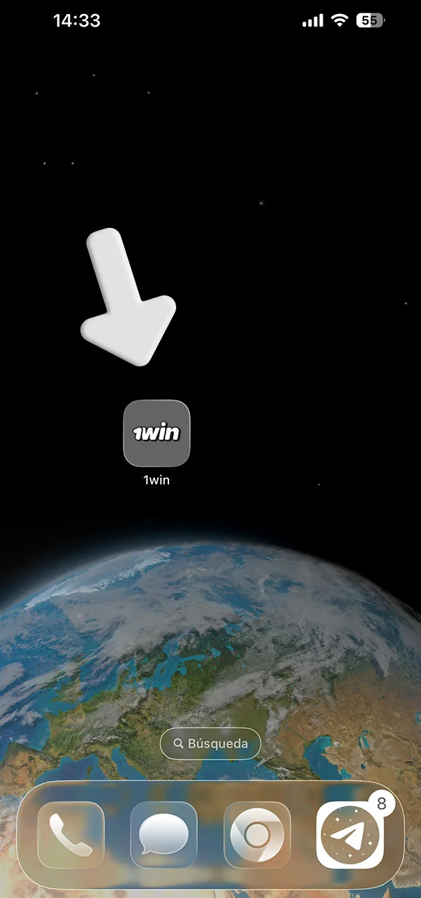 Ingresa a la aplicación del sitio 1win hoy.