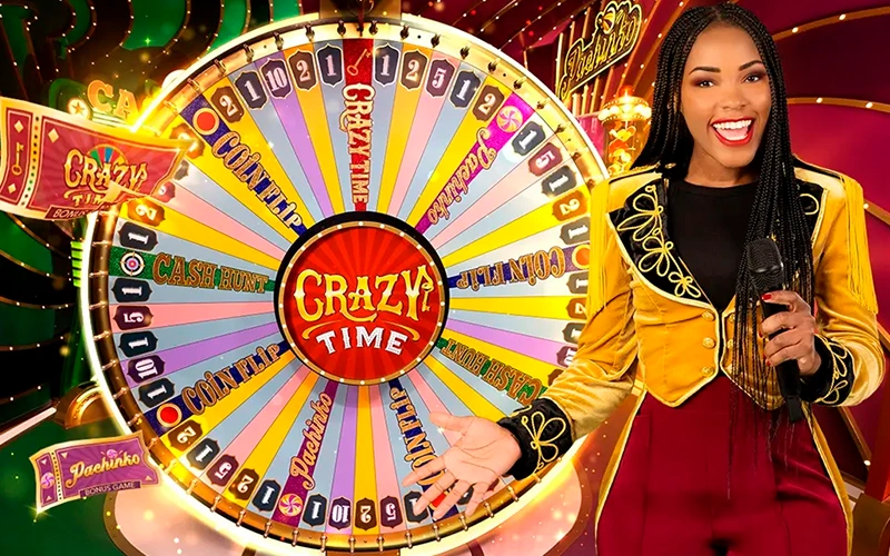 Juega Crazy Time ahora en el sitio 1win.