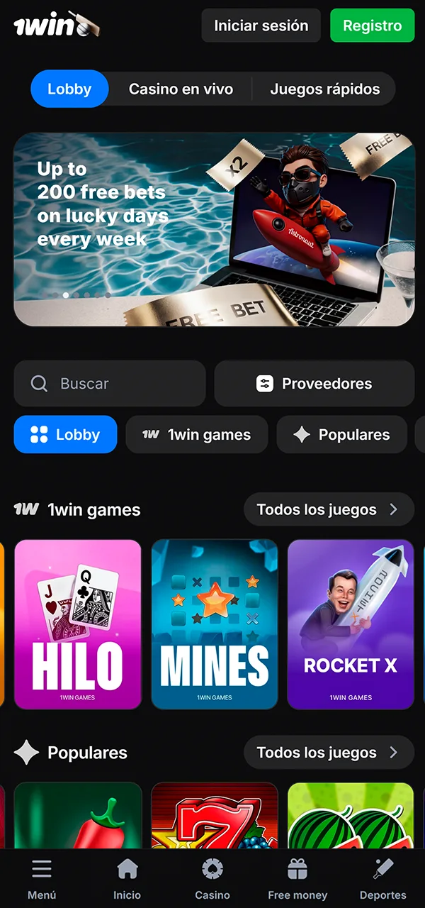 Descubre el casino en el sitio 1win.