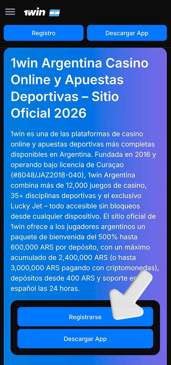 Entra a la plataforma en el sitio 1win ahora.